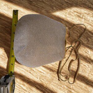 Vintage Gold & Champagne Beaded Evening Bag – Women’s Purse